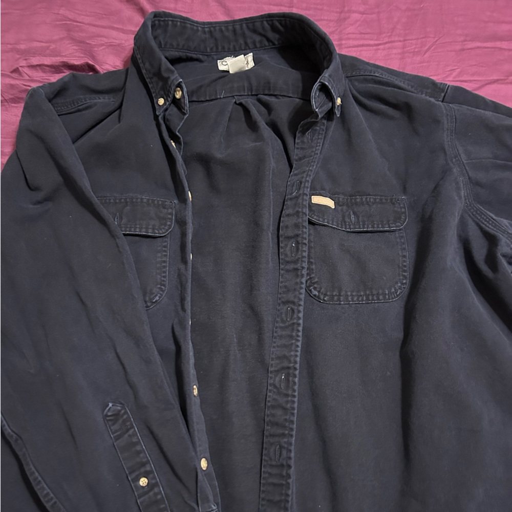 Carhartt long sleeve button down. 3x